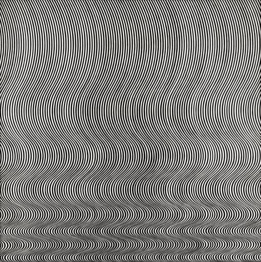 Fall 1963 by Bridget Riley born 1931